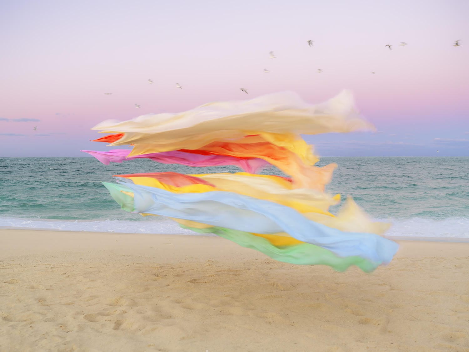 Breezy Swathes of Fabric Dance Amid Landscapes in Thomas Jackson’s Photos
